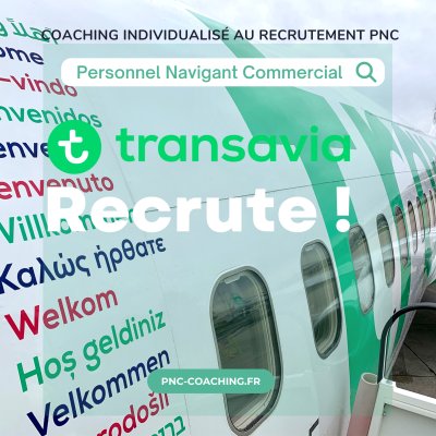 Transavia recrute des alternants PNC​