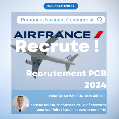Air France recrutement PCB 2024
