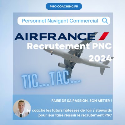 Air France prépare un Recrutement PNC 2024