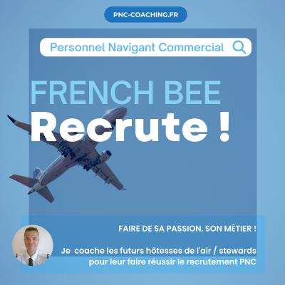 French Bee recrute : devenez Hôtesse de l'Air ou Steward à Orly