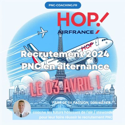 Devenez Personnel Navigant Commercial (PNC) Hop! Air France !