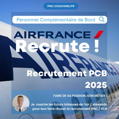 Devenez Personnel Complémentaire de Bord avec Air France