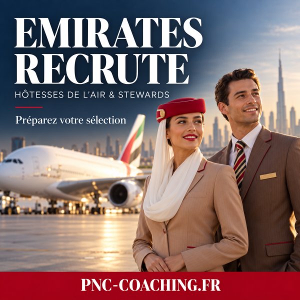 Emirates recrutement PNC 2026
